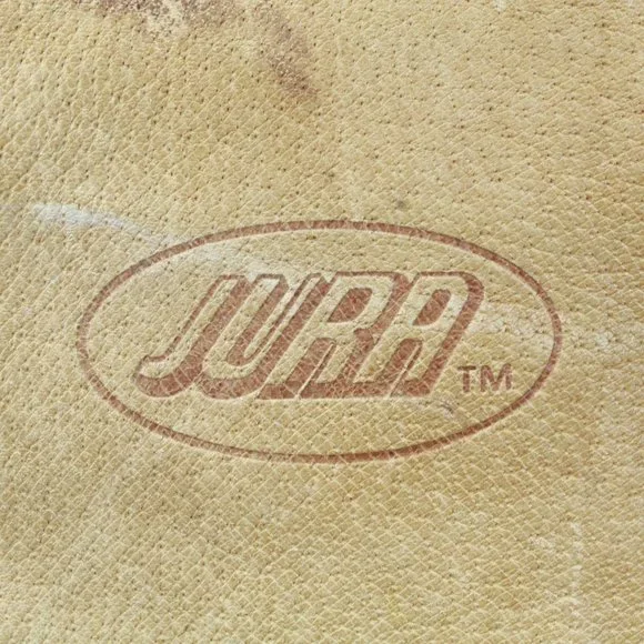 Vtg! JURA Brown Leather Patina Genuine School Bag Casual Backpack - Picture 6 of 11